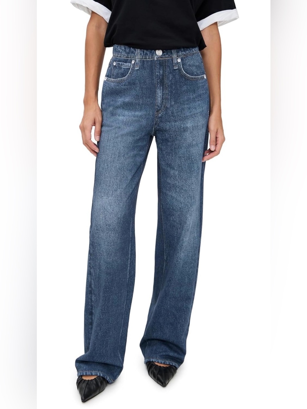 rag & bone Women's Rb Miramar Terry Wide Leg Pant